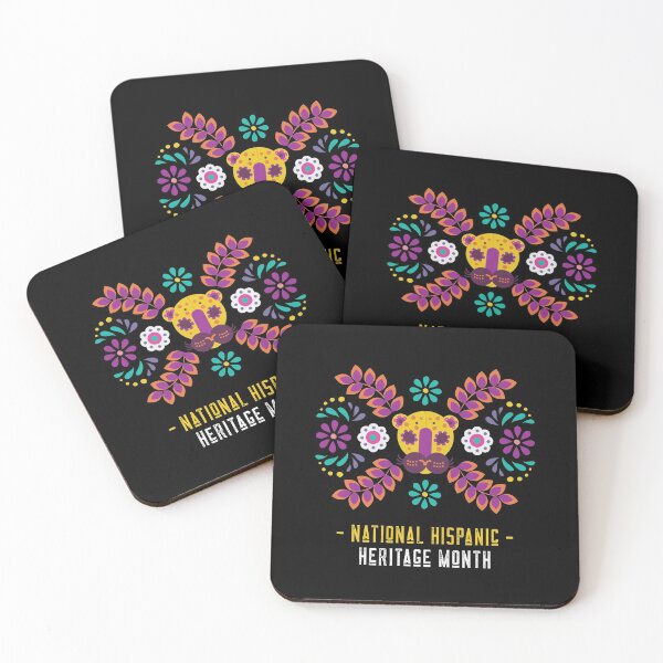 Item preview, National Hispanic Heritage Month with Mayan Jaguar Illustration designed and sold by friendlyspoon.