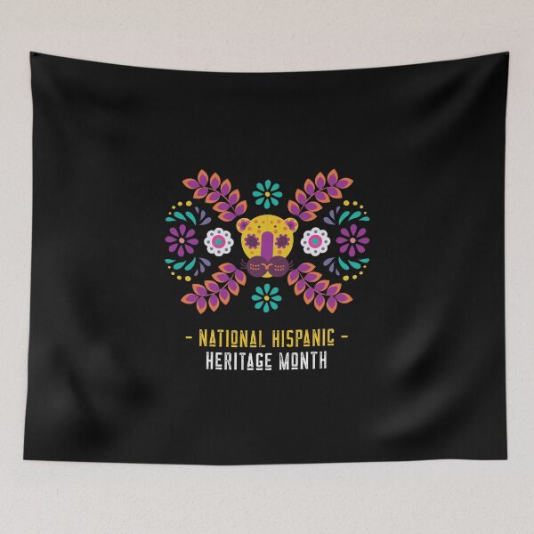 Item preview, National Hispanic Heritage Month with Mayan Jaguar Illustration designed and sold by friendlyspoon.