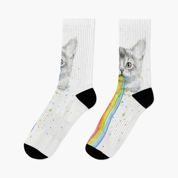 Item preview, Cute Kitten Puking Rainbows designed and sold by Olga Shvartsur.