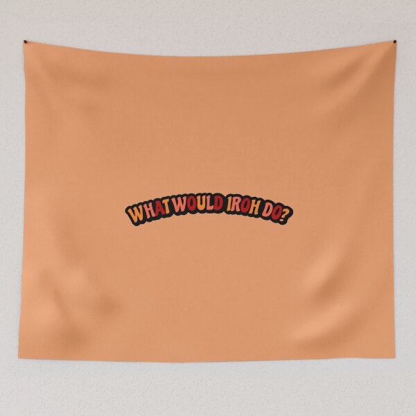 Item preview, WHAT WOULD IROH DO? CURVED FONT designed and sold by heyjessicaho.