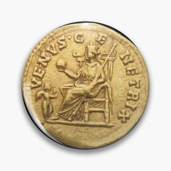 Item preview, Venus Genetrix and Cupid Gold Aureus coin designed and sold by WillowNox7.
