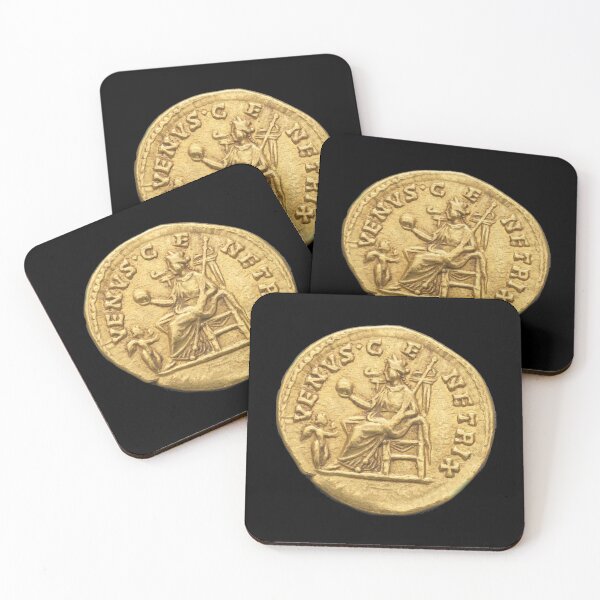 Item preview, Venus Genetrix and Cupid Gold Aureus coin designed and sold by WillowNox7.