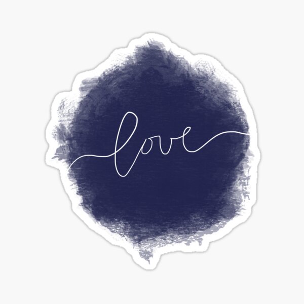 Item preview, "Love" Watercolor Circle designed and sold by chipkazoo.