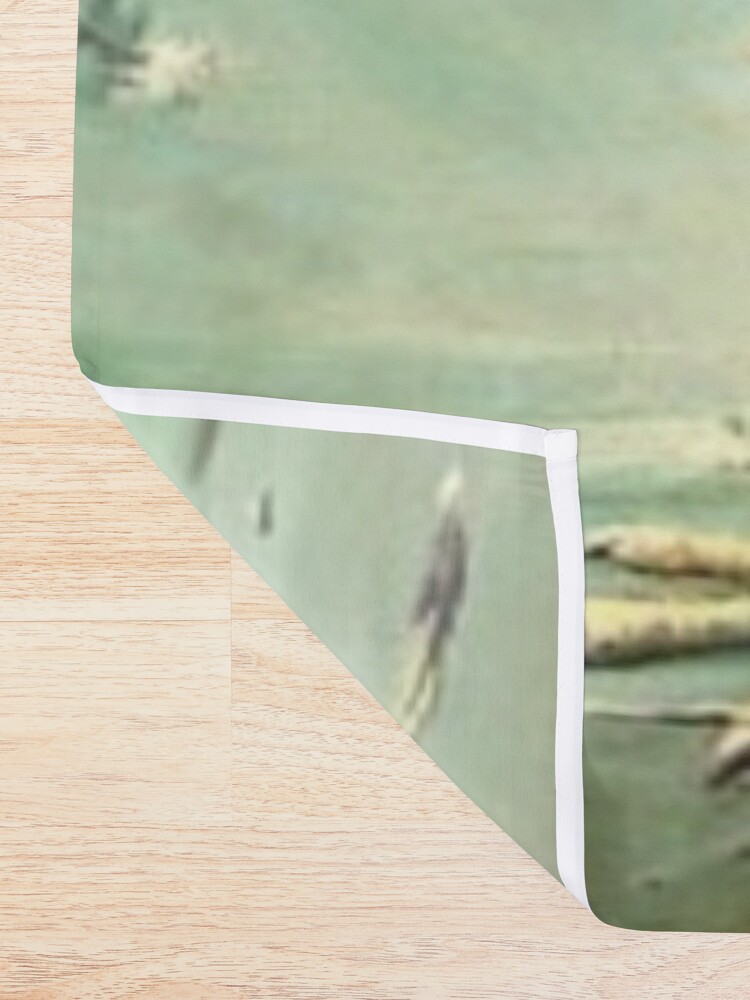 Alternate view of Pelea de gallos, Rooster fight, cock fight Shower Curtain