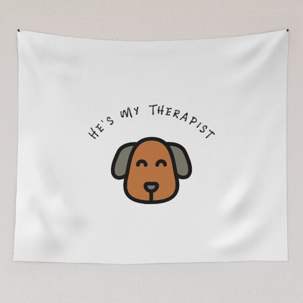 Item preview, My Therapist is My Puppy for the Therapy Dog Owner designed and sold by friendlyspoon.