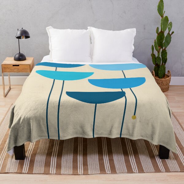 Item preview, Mid-Century Modern Upside Down - Blue designed and sold by aMano-mapping.
