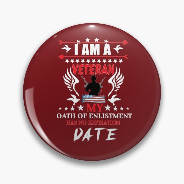 Item preview, I am a Veteran my Oath of enlistment has No Expiration Date Flag Color Graphic Design - Happy July 4th - Best Father Gift Idea - Independence Day  designed and sold by family1ststore.