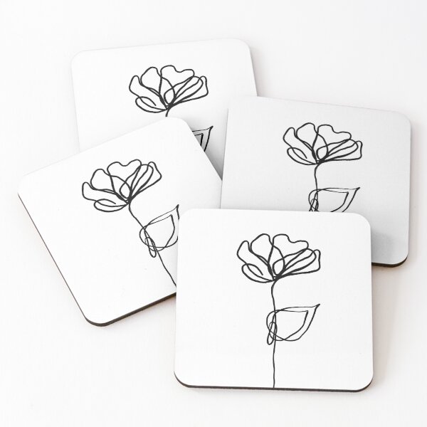 Item preview, One Line Art | Flower Blooming Spring designed and sold by hannah vail (@acharmingnotion).