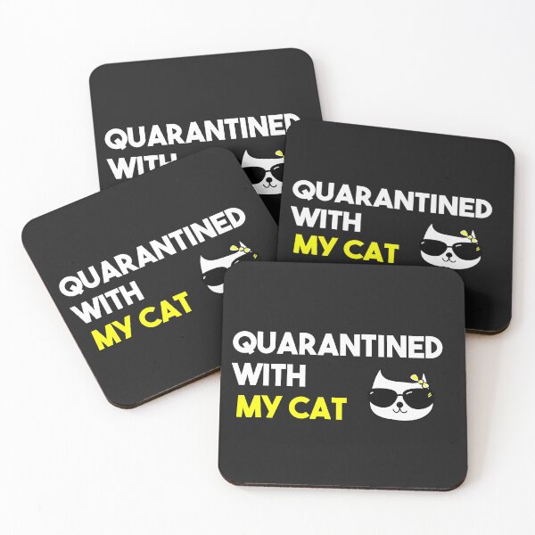 Item preview, Quarantined with my cat designed and sold by GOGdesigns.