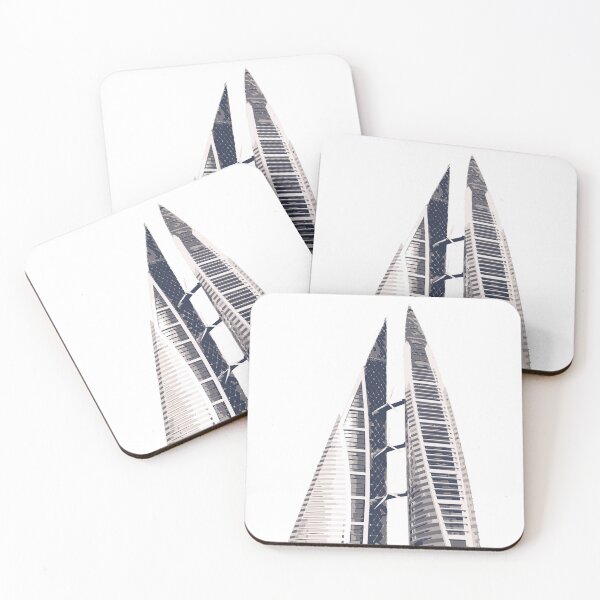 Item preview, Manama - Bahrain World Trade Center minimal, Bahrain designed and sold by ArchiCrumbs.