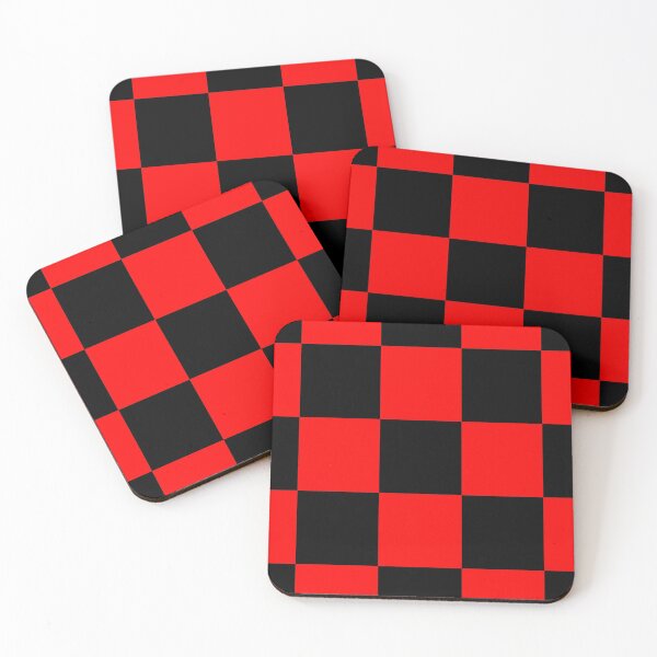 Item preview, Black and Red Checkered Pattern designed and sold by unsweetea.