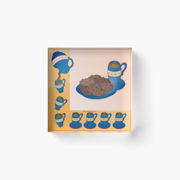 Item preview, Coffee And Cookies designed and sold by Vera Sansone Chazen (veraspeaks).