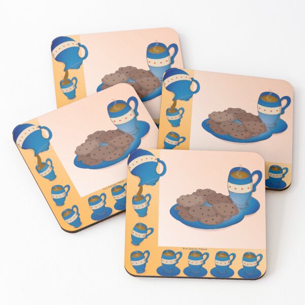 Item preview, Coffee And Cookies designed and sold by Vera Sansone Chazen (veraspeaks).