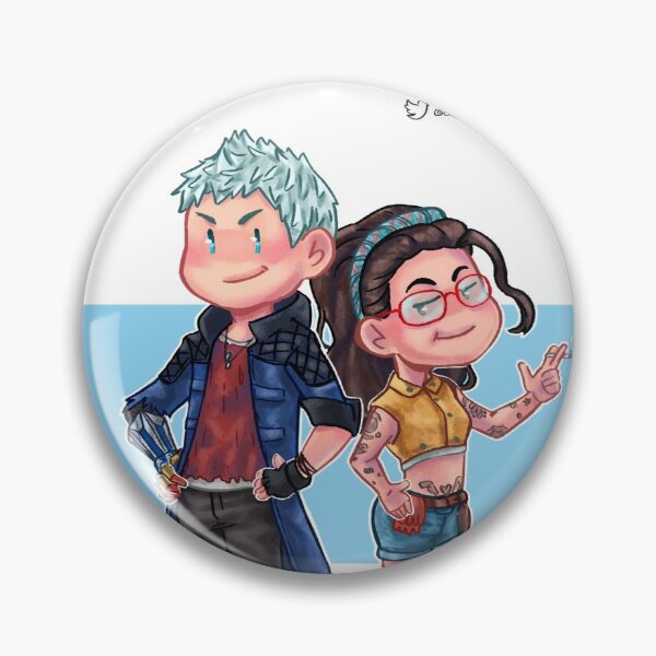 Item preview, DMC Chibi Nero and Nico designed and sold by CherryVane.