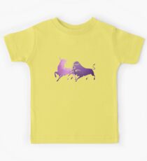 Two Fighting Bulls Lilac Kids Tee