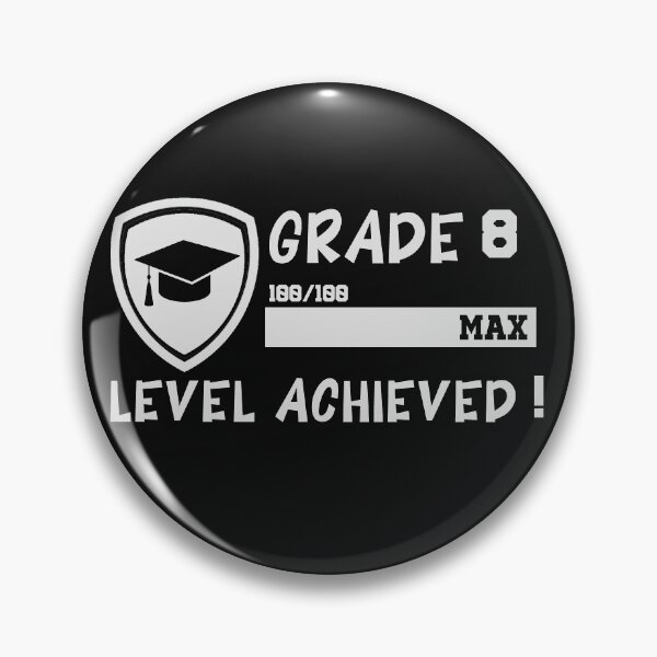 Item preview, Grade 8 Level Achieved Graduation Gamer Graduation Gifts designed and sold by YouHappyMyHappy.