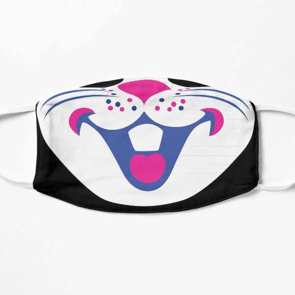 Rabbit Halloween Face Masks Redbubble - haunted bunny mask roblox