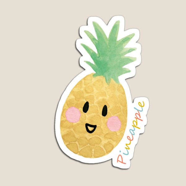 The Happy Pineapple Magnet