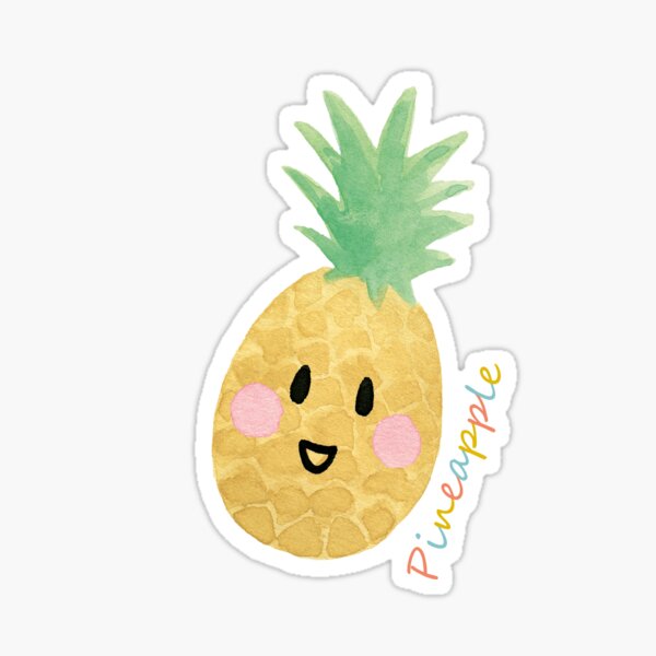 The Happy Pineapple Sticker