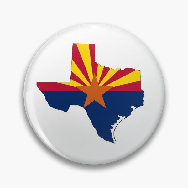 Item preview, Texas and Arizona Pride -- Texas Silhouette with Arizona Flag designed and sold by tshirtsfordays.