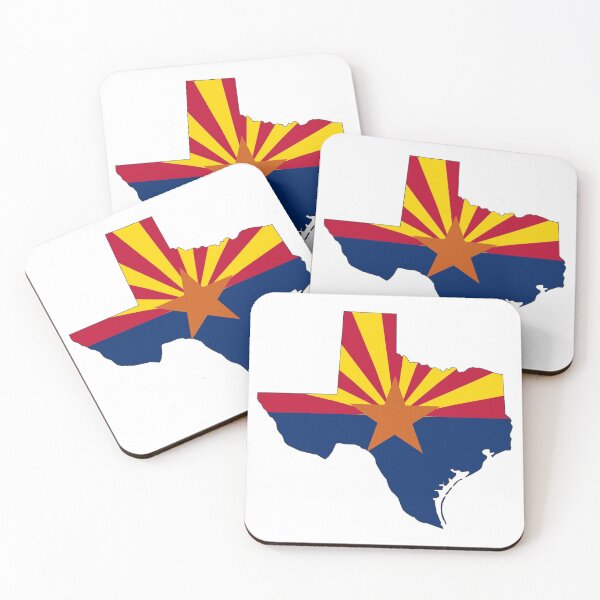 Item preview, Texas and Arizona Pride -- Texas Silhouette with Arizona Flag designed and sold by tshirtsfordays.