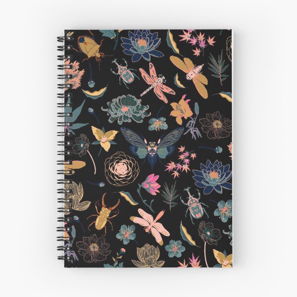 Item preview, Japanese flowers surface pattern designed and sold by Chelsea Swan.