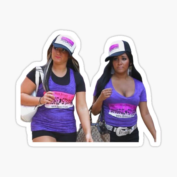 "jersey shore // meatballs wearing shore store" Sticker by JulianaM14