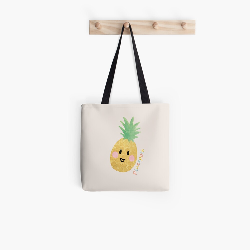 The Happy Pineapple Tote Bag