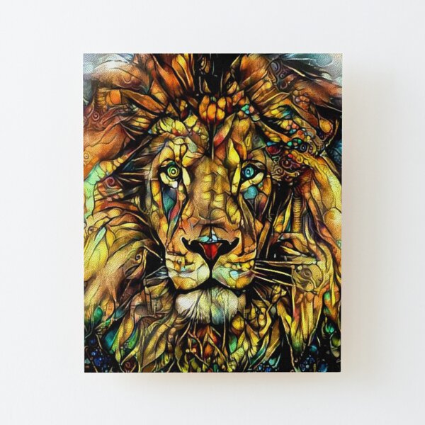 Jungle King by Dream Garden Graphics Wood Mounted Print