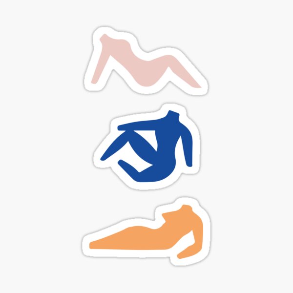 Matisse bodies silhouette Sticker