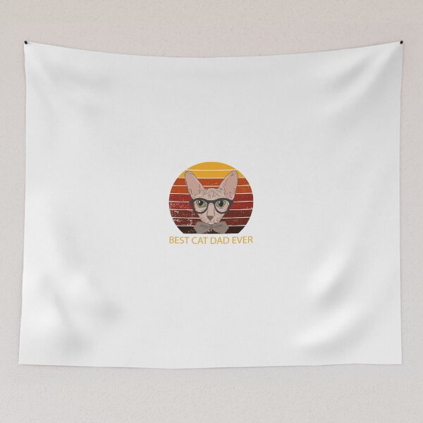 Item preview,  Vintage Best Cat Dad Ever shirt designed and sold by Moal29.