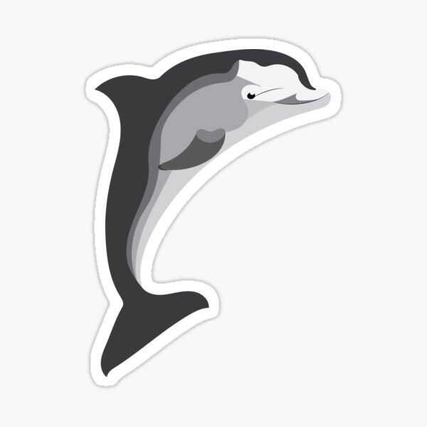 Flipper The Fabulous Dolphin Sticker for Sale by shopMusMus