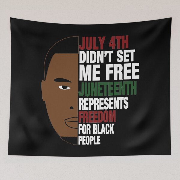 Item preview, Juneteenth Black Man July 4th Didn't Set Me Free designed and sold by blackartmatters.