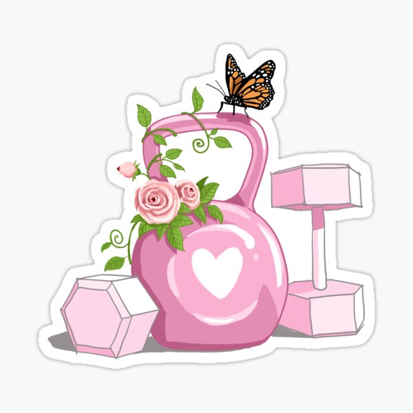 Item preview, Dumbbells and Butterflies designed and sold by TanjaKosta.