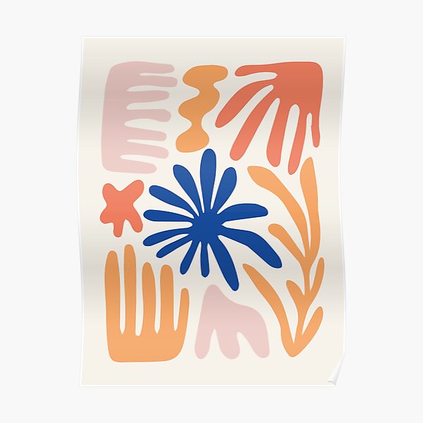 Geometric forms Poster