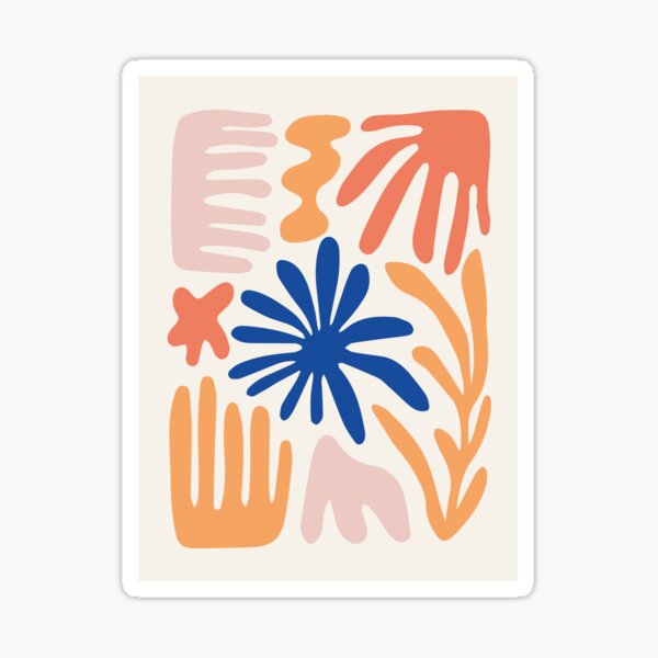Geometric forms Sticker