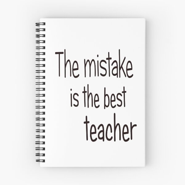 Item preview, The mistake is the best teacher designed and sold by NaderAyoub.