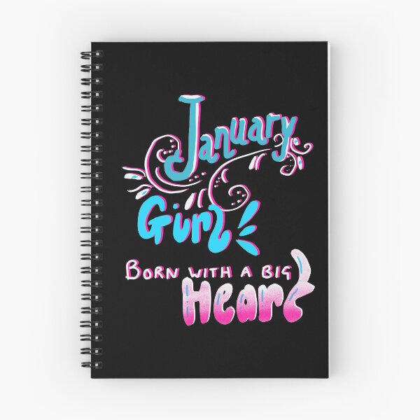 Item preview, January Girl Born With a Big Heart designed and sold by juniperdesign.