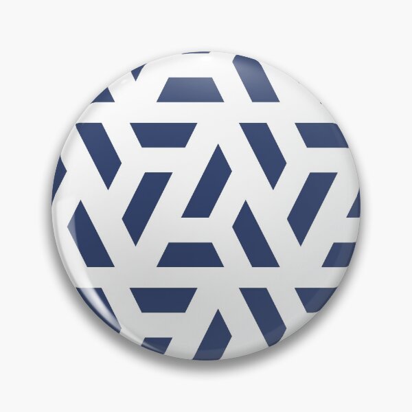 Item preview, Modern Blue Triangles Abstract Pattern designed and sold by hexdecor.