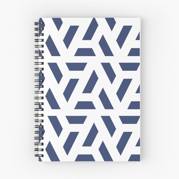 Item preview, Modern Blue Triangles Abstract Pattern designed and sold by hexdecor.