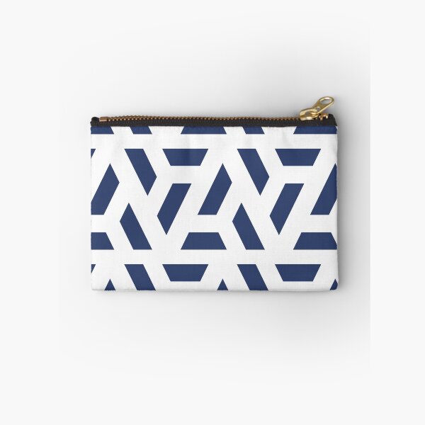 Item preview, Modern Blue Triangles Abstract Pattern designed and sold by hexdecor.