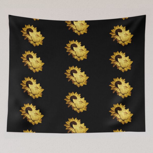 Item preview, Everlasting Paper Daisies - Black Background- Uluru - Northern Territory designed and sold by Ohlordi.
