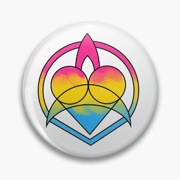 Item preview, Pan Pride Nonhuman System Symbol designed and sold by quiver-collect.