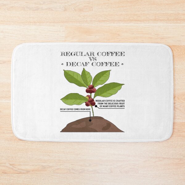Item preview, Regular Caffeine Coffee vs Decaf Coffee Coffeeholic Science Humor Joke Gift designed and sold by MerchStudy.