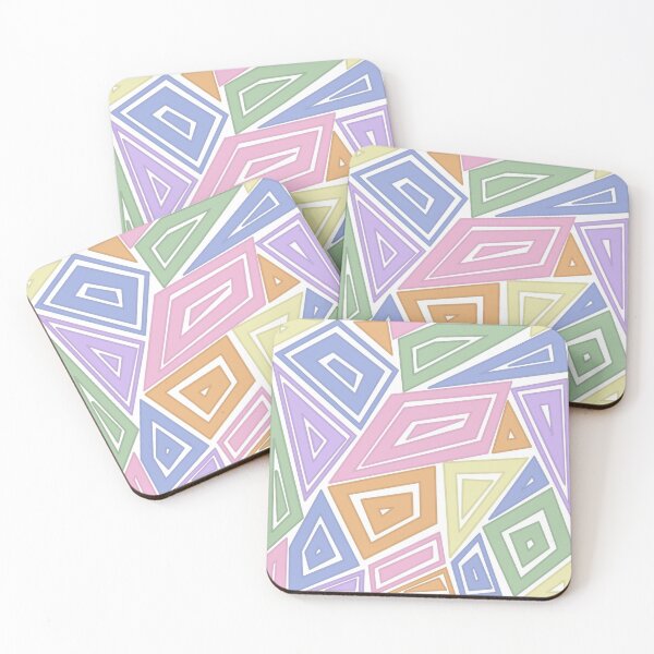 Item preview, Quadrilateral Pastel Pattern designed and sold by -alanna-.
