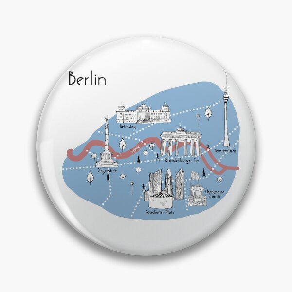 Item preview, Berlin Map - Original designed and sold by aMano-mapping.