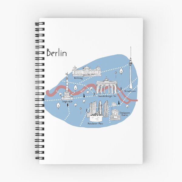 Item preview, Berlin Map - Original designed and sold by aMano-mapping.