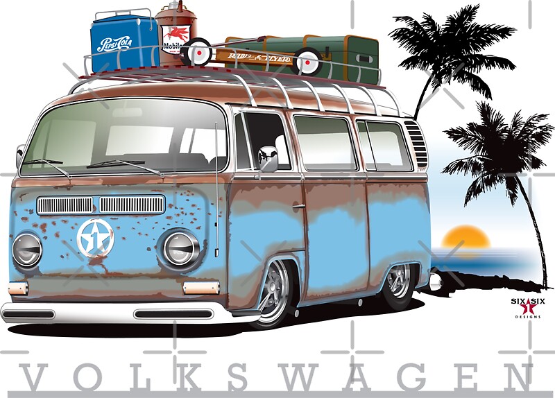Classic Vw: Stickers | Redbubble