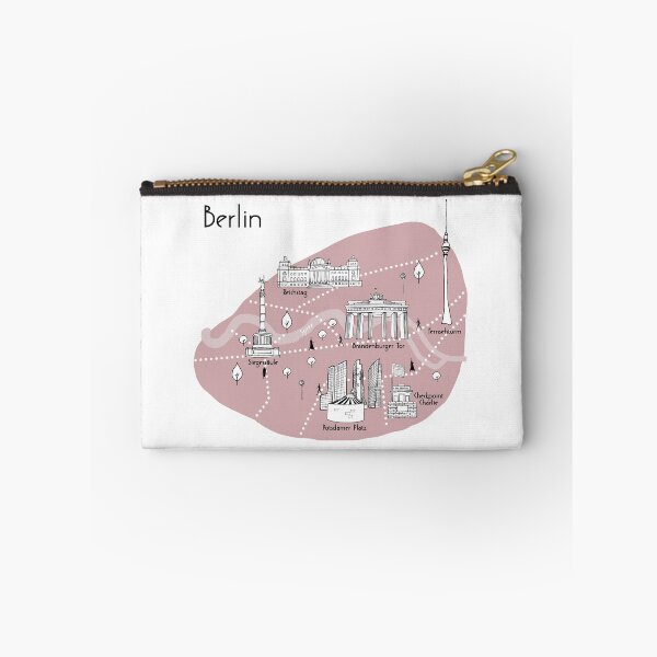 Item preview, Berlin Map - Pink designed and sold by aMano-mapping.