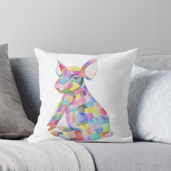 Item preview, Perfectly Proud Patchwork Piggy designed and sold by LunaNoodleArt.